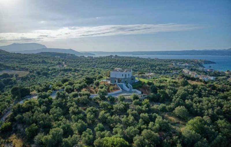 Almyrida Kreta, Almyrida: Luxuriöse Designervilla mit herrlichem Meerblick zu verkaufen Haus kaufen